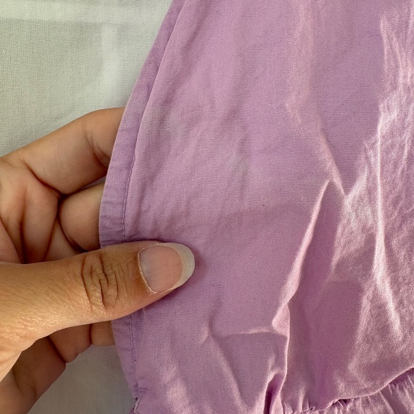 NWT Free People Sail away tunic  tiered ruffle dress lilac purple small - Picture 13 of 15